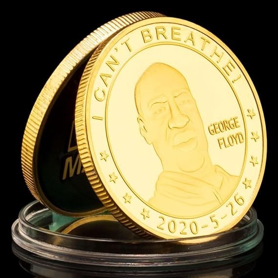 I Cant Breathe George Floyd Collectible Commemorative Coin Black Lives Matter Co