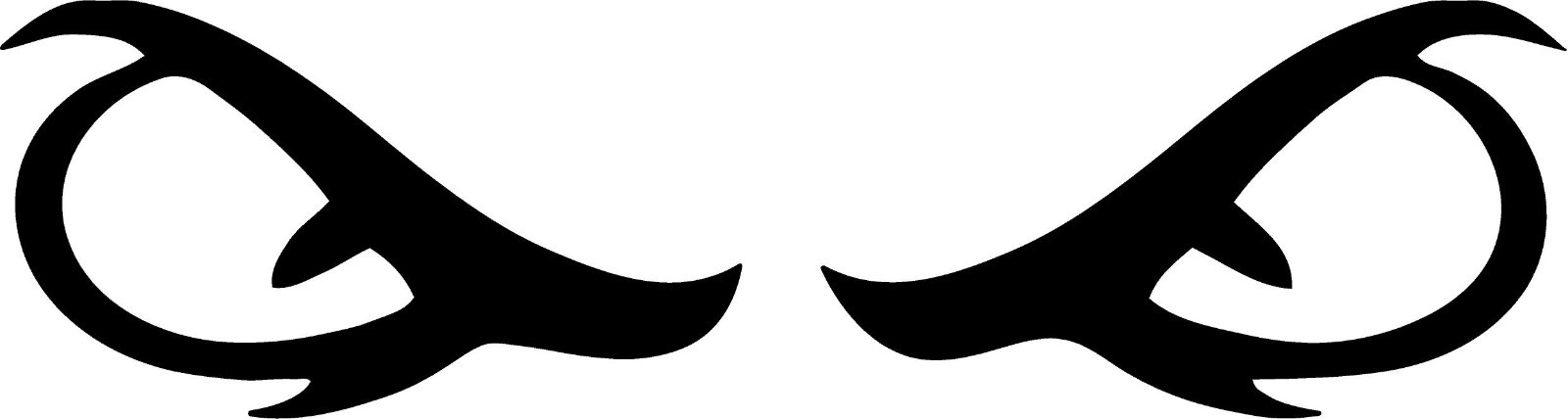 EVIL EYE NO FEAR ZOMBIE ANY SIZE OR COLOR CUSTOM CUT VINYL DECAL STICKER