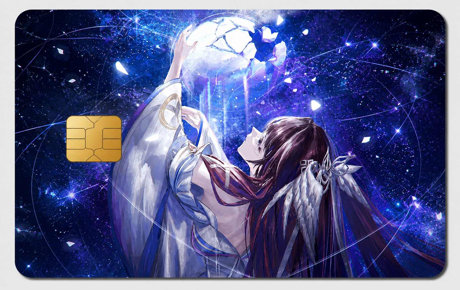 Shattered Celestial Sphere Genshin Impact Columbina Debit Card Credit Card Skin