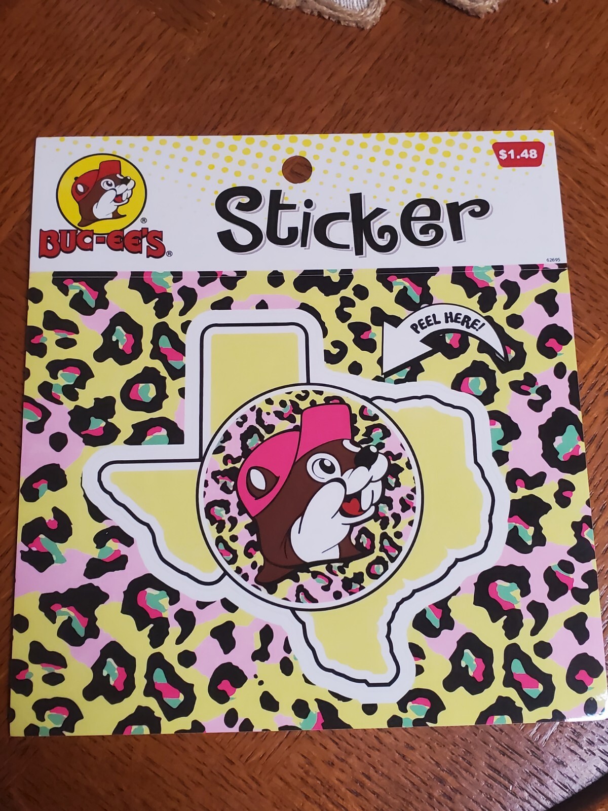 Bucees Sticker Decal Texas 5 X 4