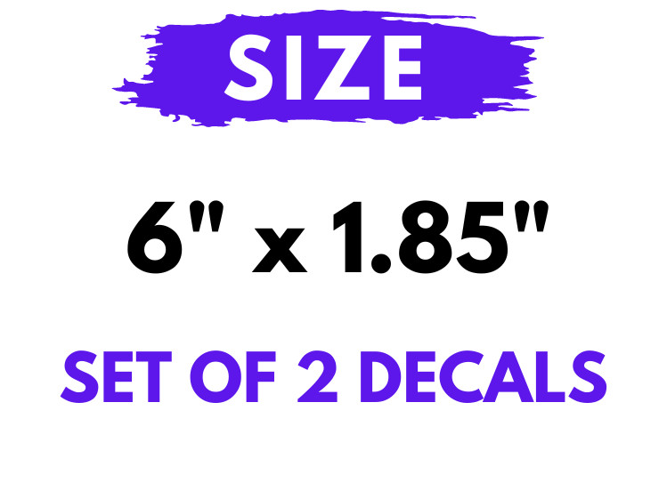 X500 Multi-Terrain Lawn Tractor Lawnmower Premium Vinyl Decal Set – 6" x 1.85"