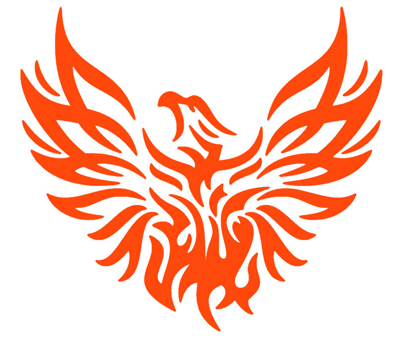 PHOENIX BIRD Decal Stickers for Cars, Windows, Laptops, Tablets, Wall
