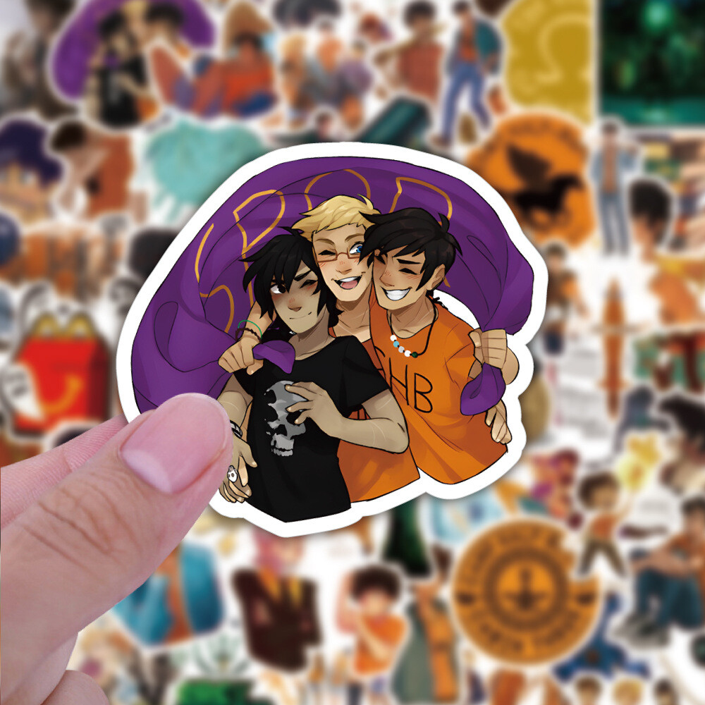120Pcs Percy Jackson Sticker for Kids Teens Girls Scrapbooking Water Bottles