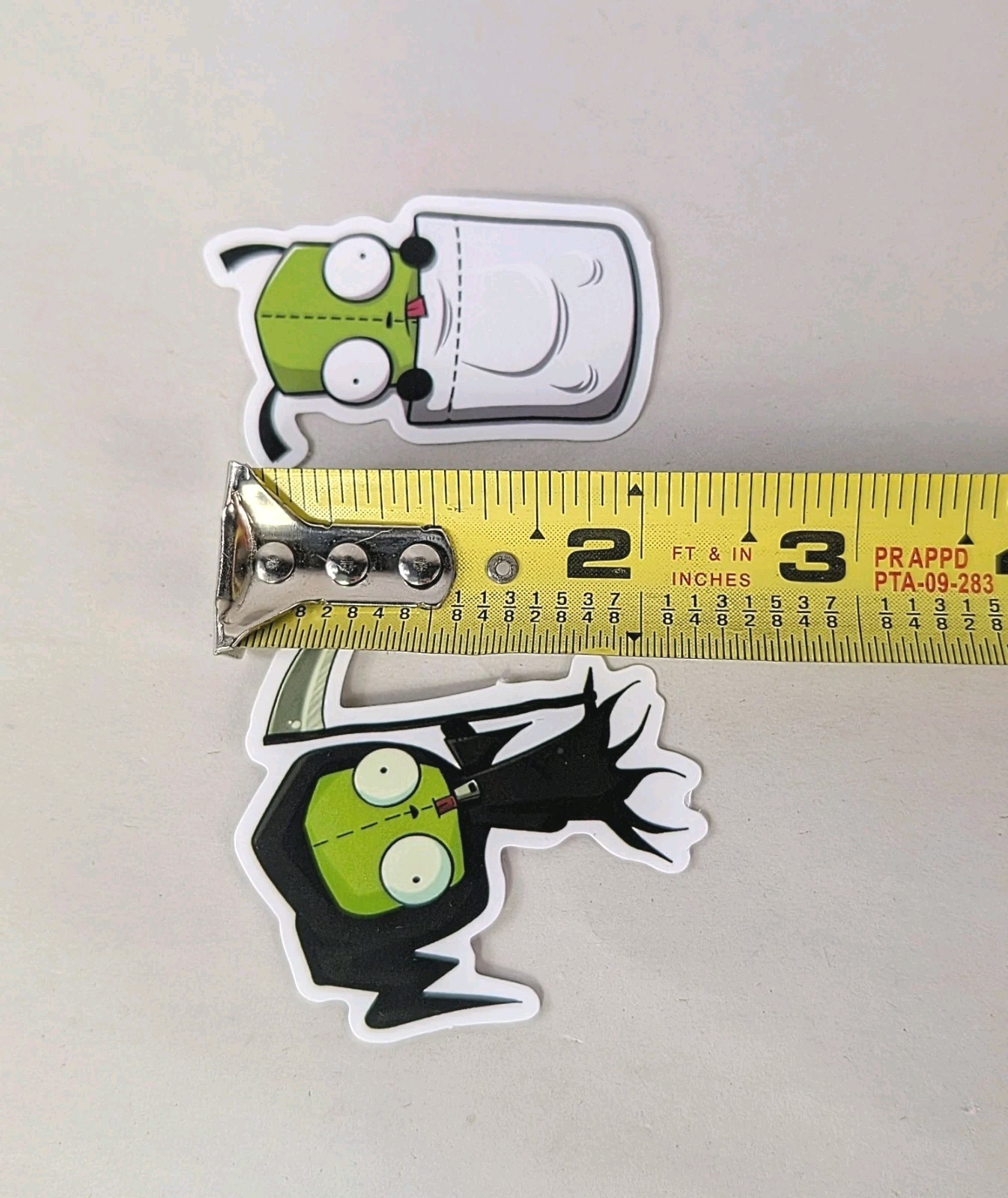 Set Of 10 Stickers Invader Zim & Gir In Dog Costume Alien Animation TV Show