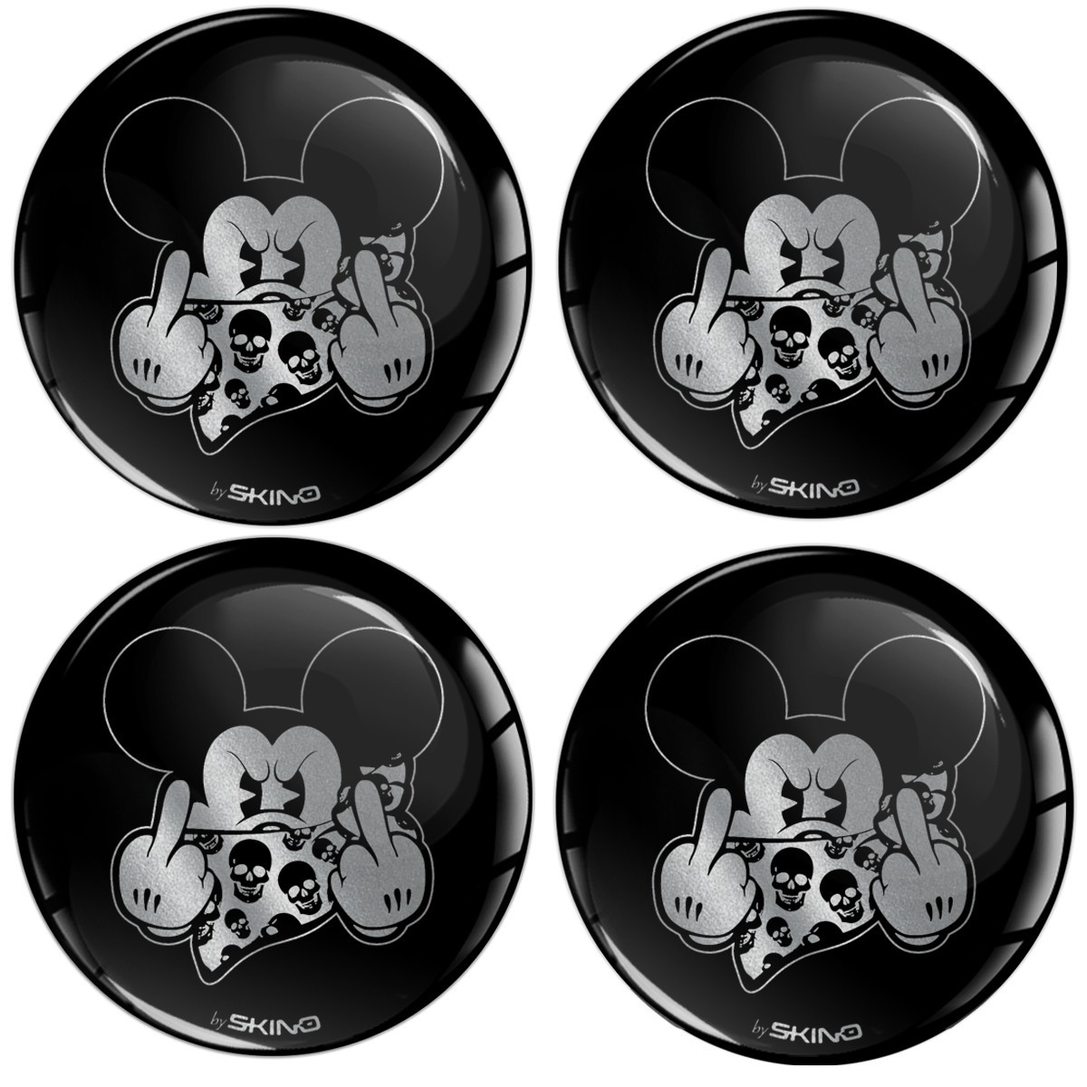 3D Domed Wheel Center Stickers – Centre Cap Gel Decals – Made in EU | A 91 X