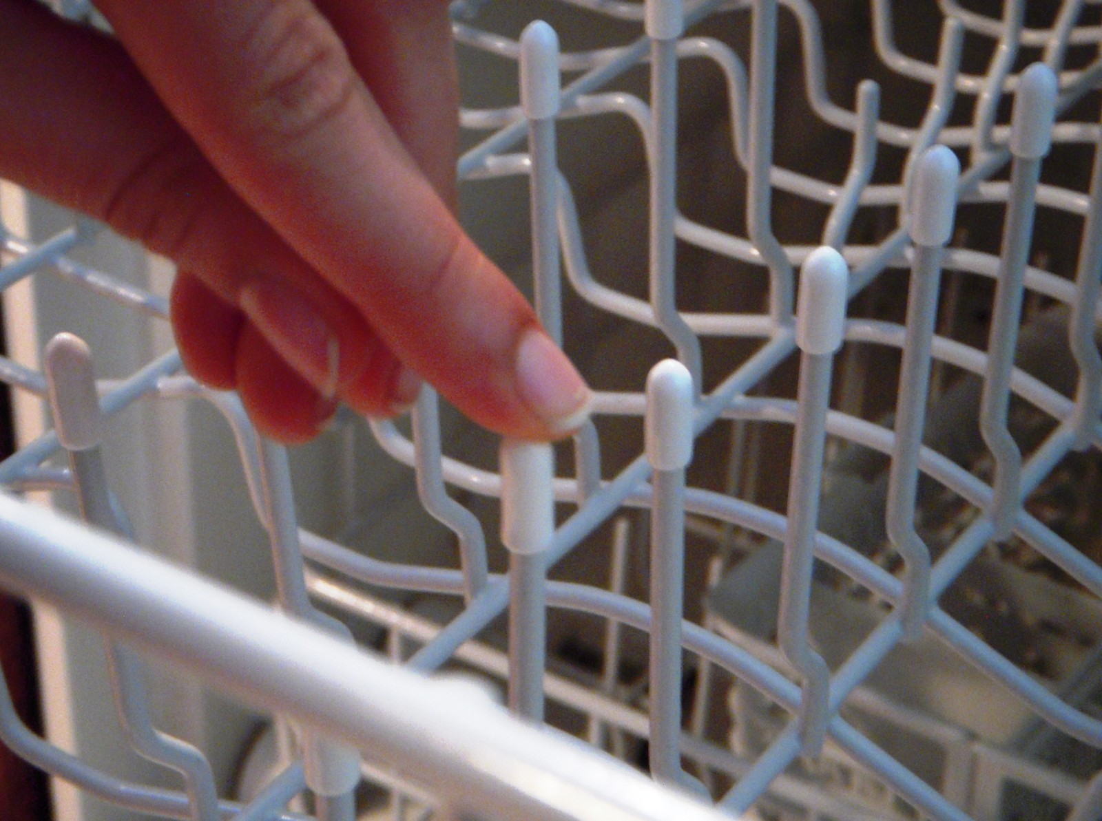 125 Universal White Dishwasher Rack Tip Tine Cover Caps Just Push On to Repair