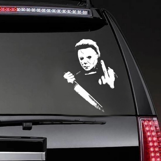 Michael myers stickers, sticker decal 14 color choices