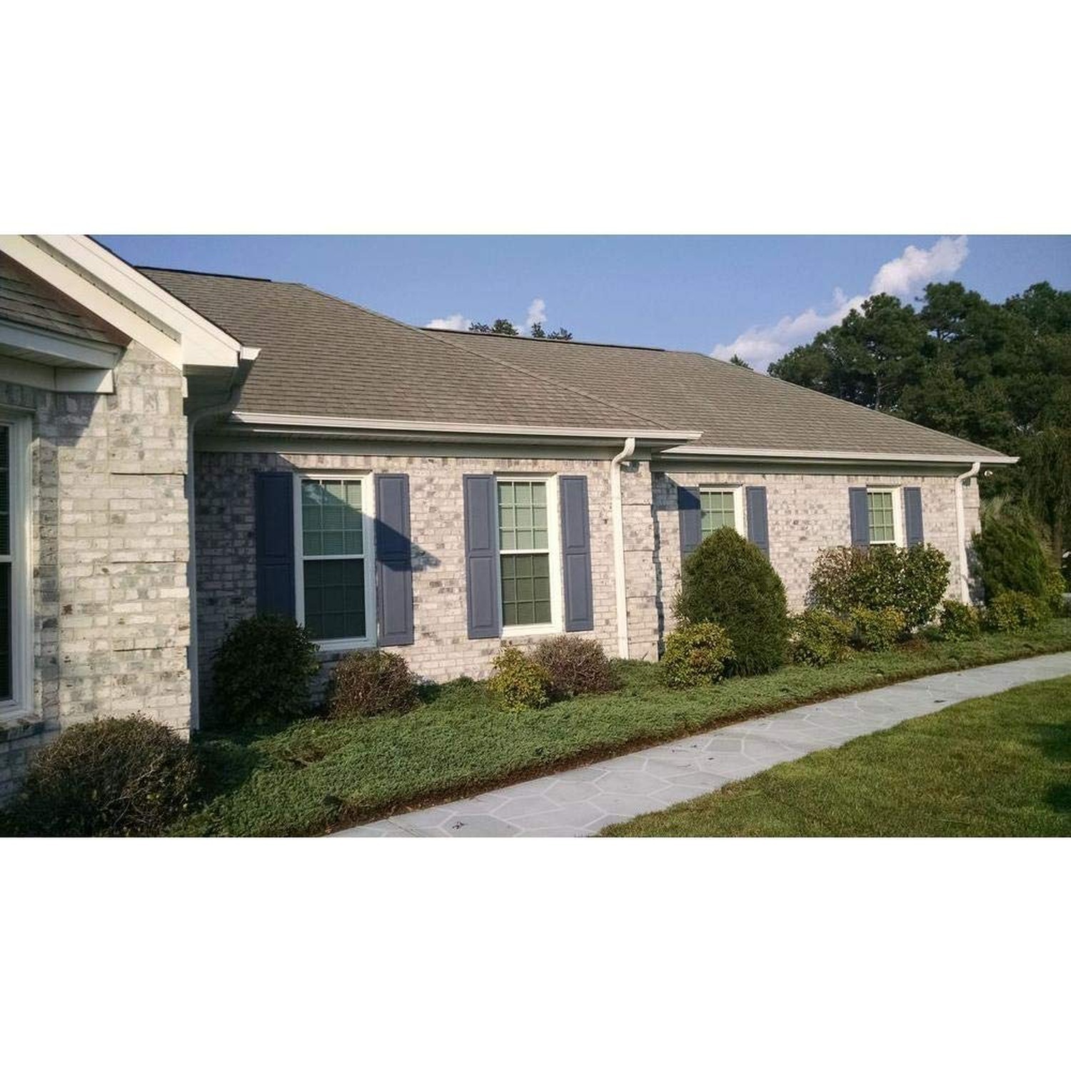 Ekena Millwork LP2S14X05100MG Lifetime Vinyl Standard Two Equal Panels with R…