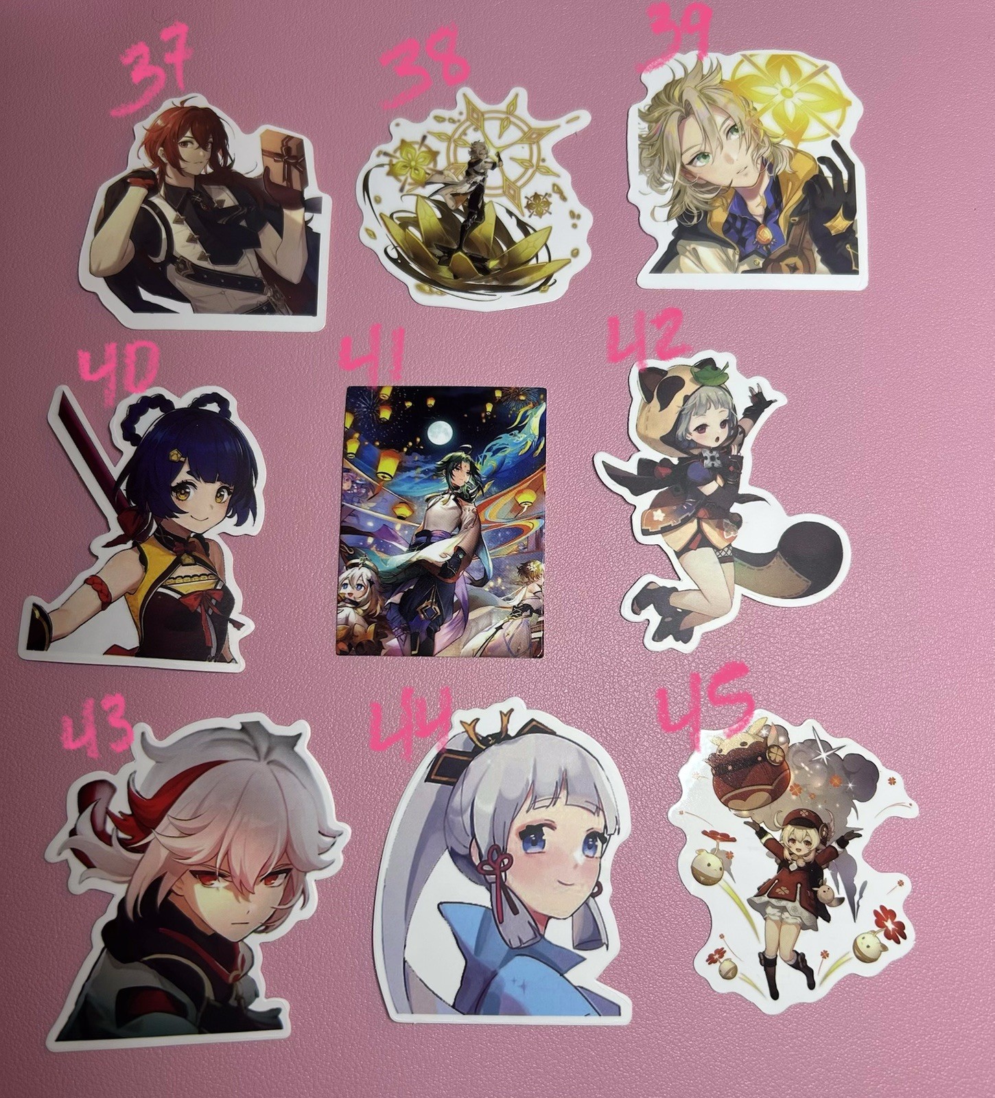 Genshin Impact Anime Stickers – 18