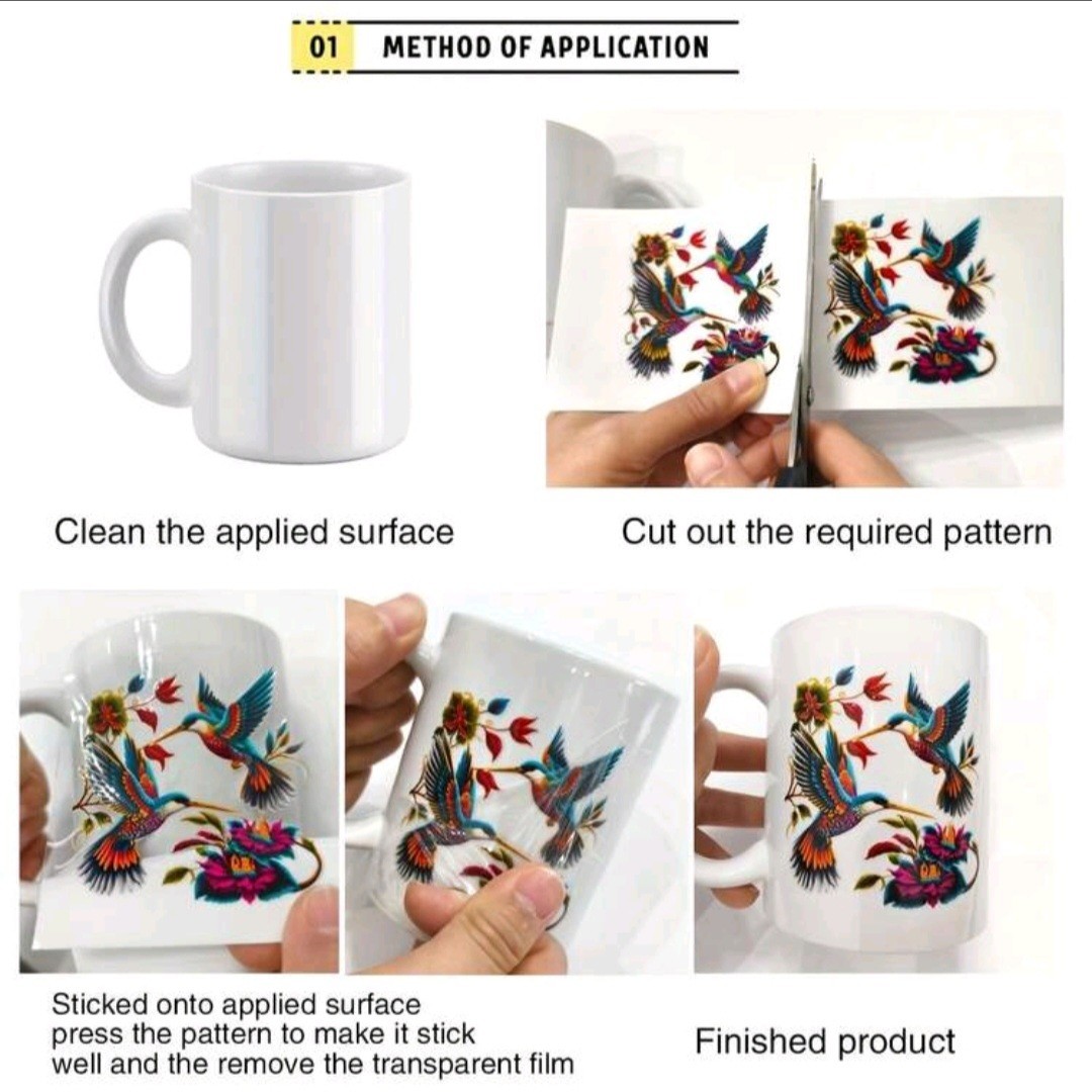 12pcs/Set Sloth Cartoon Vinyl Decal Stickers Waterproof 5.8cm for Coffe Mugs