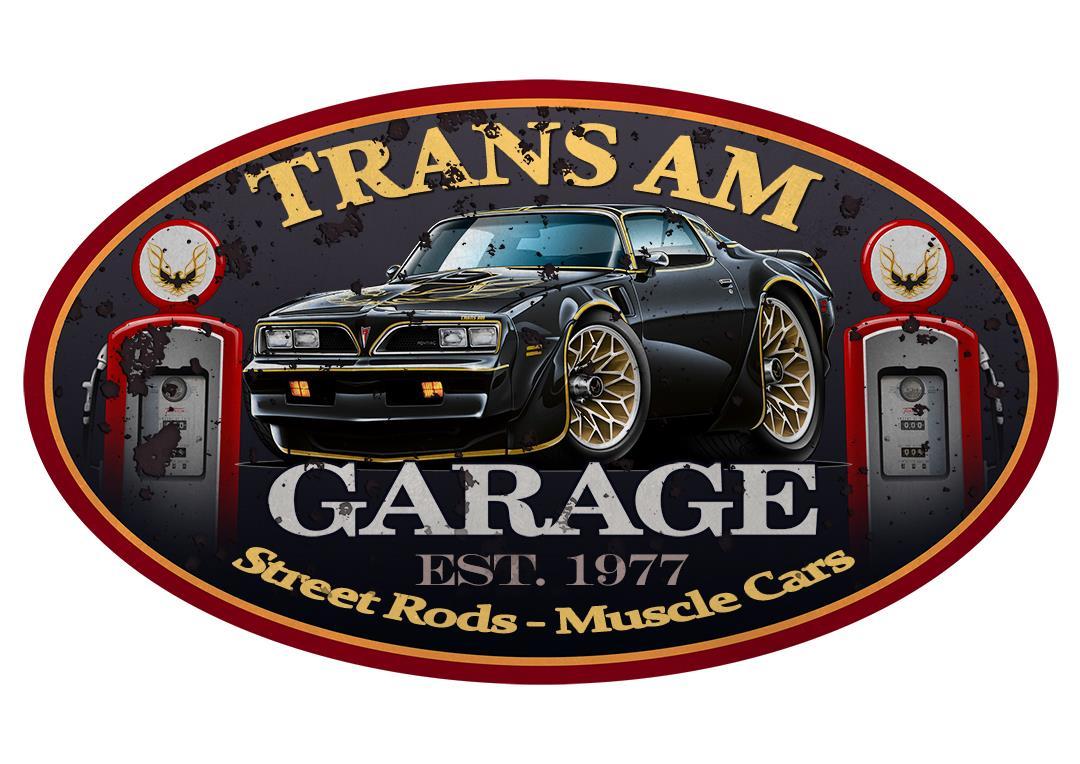 1977 1978 Pontiac Trans Am Firebird Garage Style Wall Art Graphic Sticker