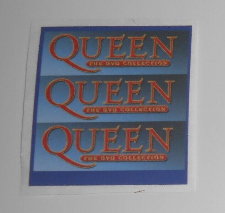 Queen The DVD Collection Small Sticker (square) 1.5×1.5 Freddie Mercury