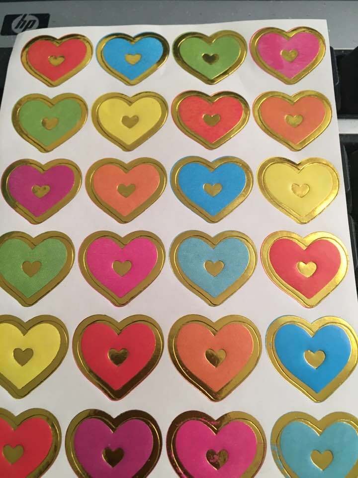5 X Sheets of Reward Stickers/Decals–For Reward Chart, School Papers, ETC. NICE