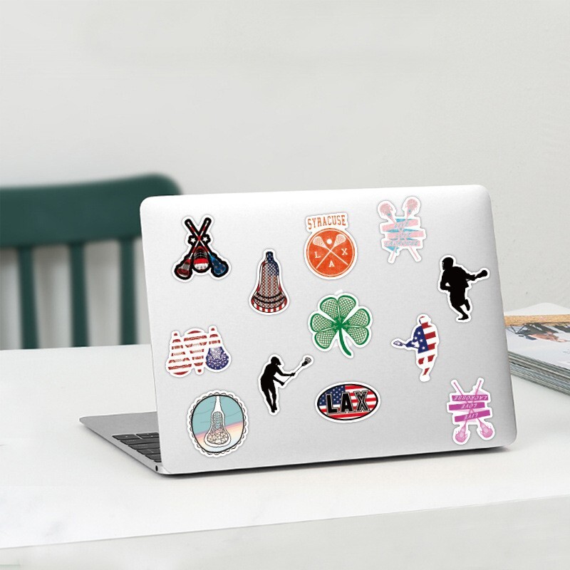 100Pcs Lacrosse Tennis Sticker for Adults Teens Girls Scrapbooking Water Bottles