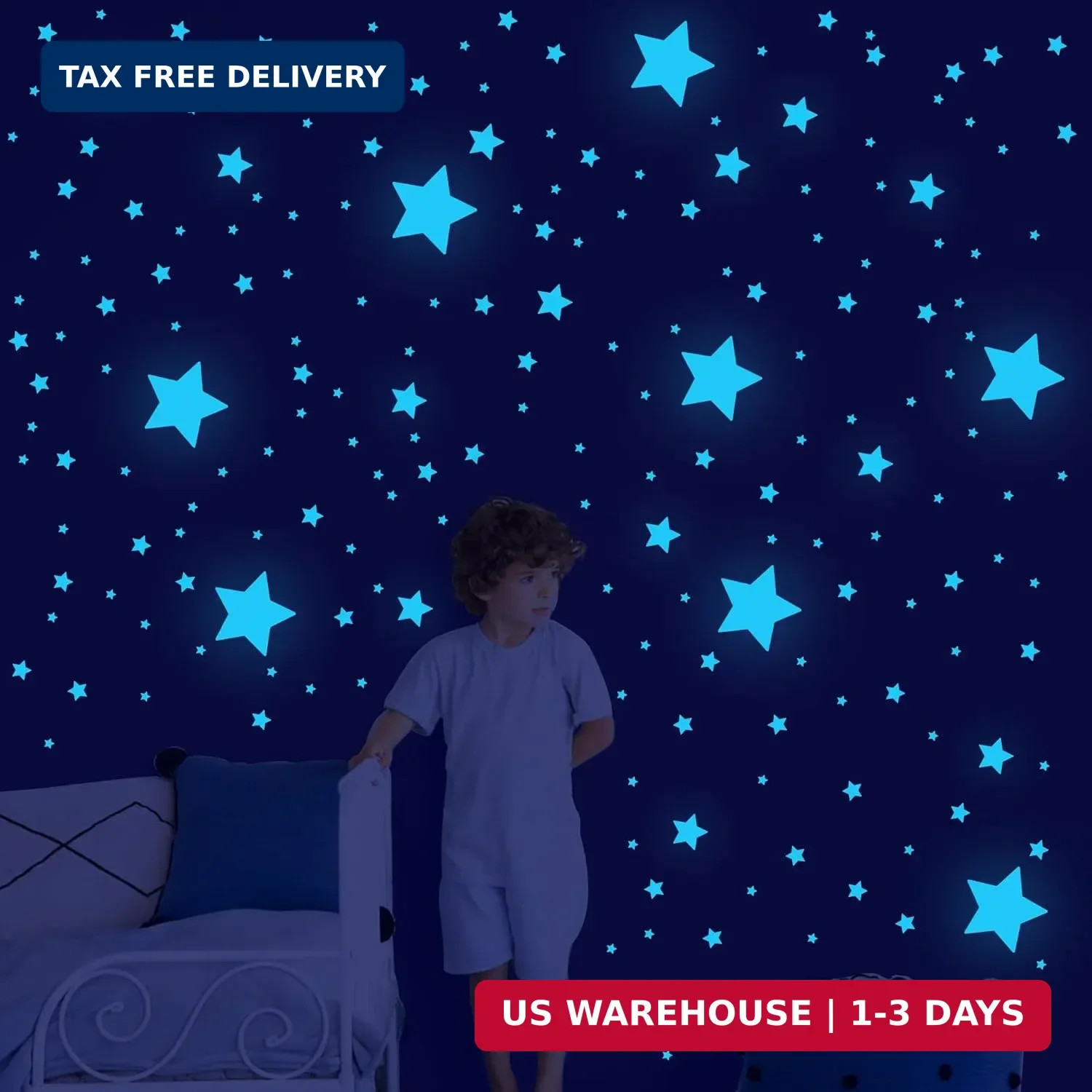 421Pcs Glow in the Dark Stars Space Wall Decals Ceiling Stars for Bedroom | Gala