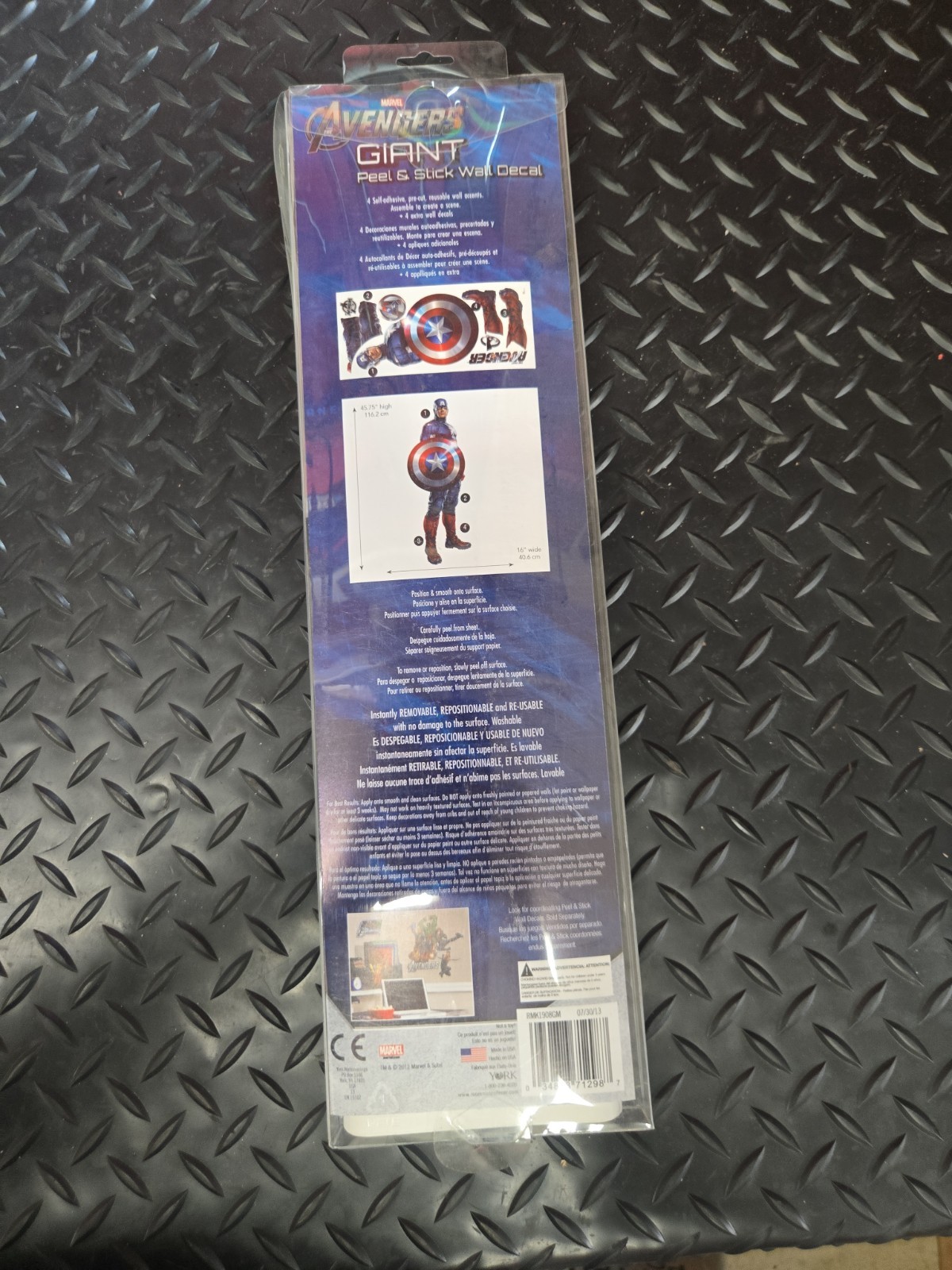 2014 Fathead Marvel Avengers Age of Ultron Captain America #1156