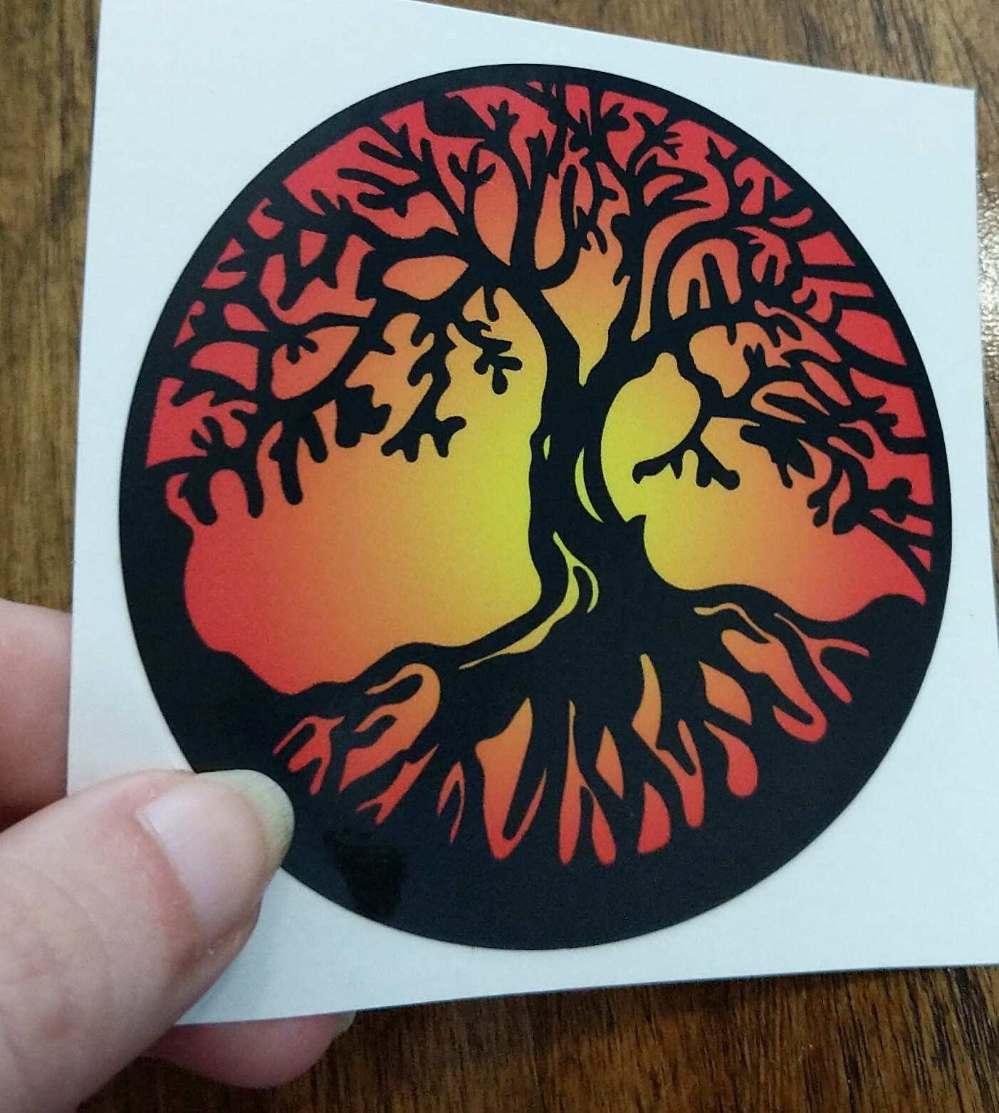 3.5" Tree Of Life Decal 3 Colors To Choose From Hippie Spiritual Nature Earth
