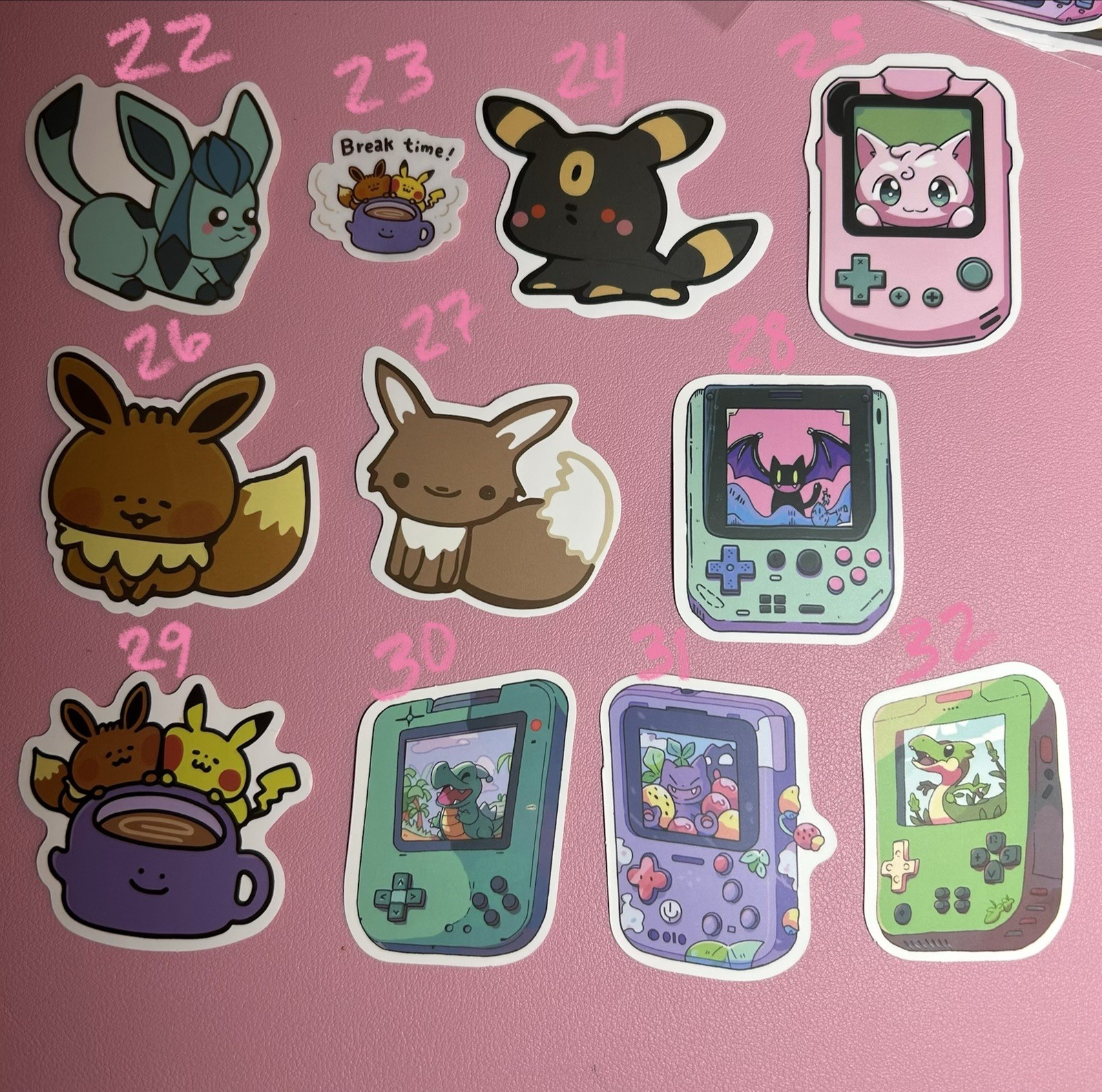 Pokémon, Demon Slayer And More Anime Stickers
