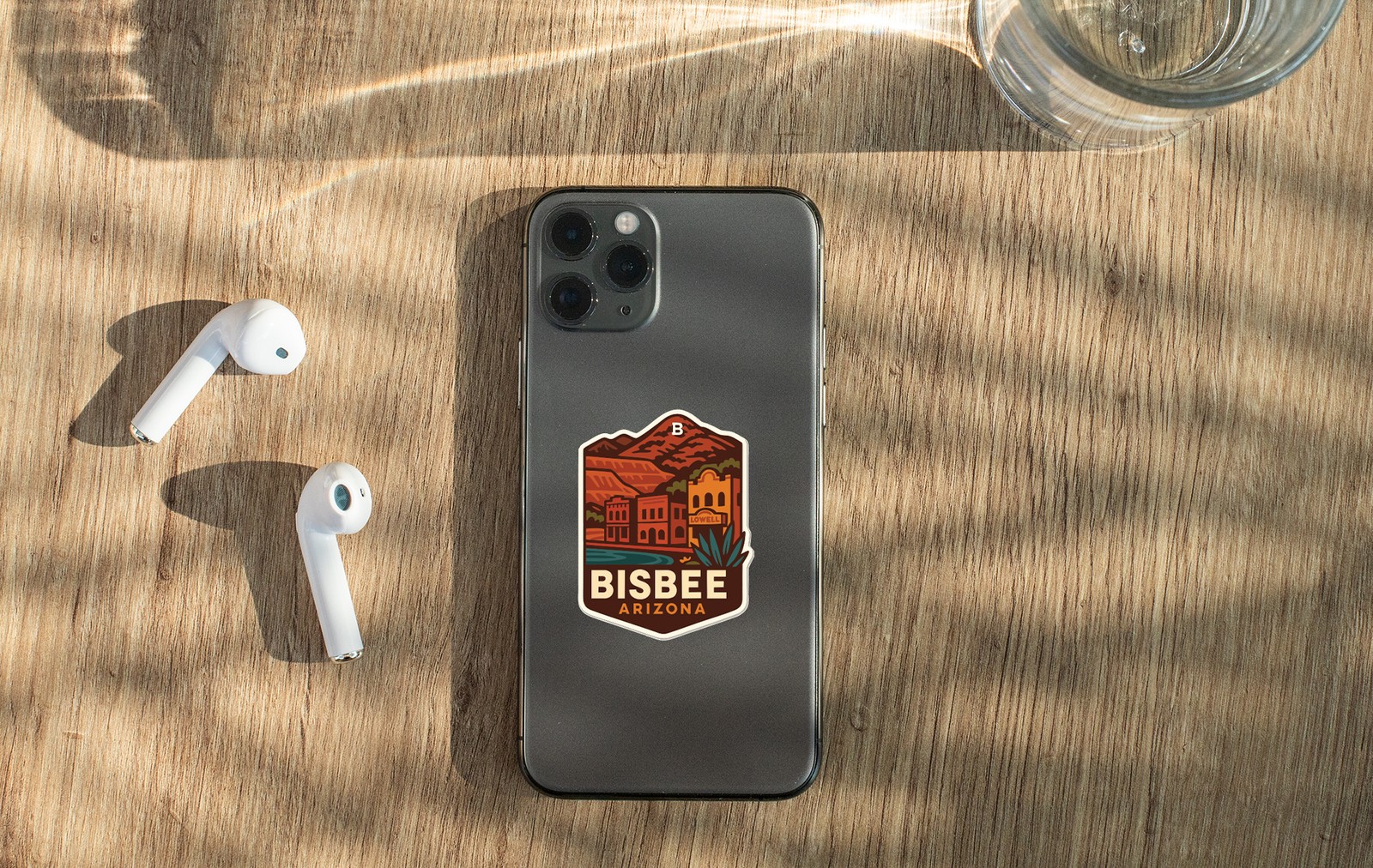 Bisbee Sticker Decal Vinyl Die-Cut City Skyline Landmark Design