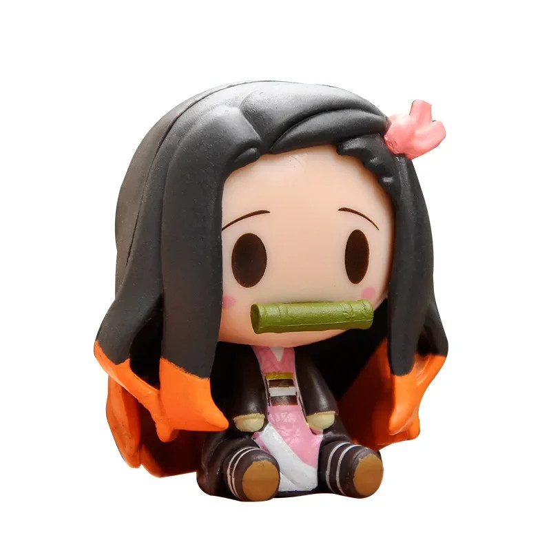 Kimetsu No Yaiba Action Figure – Tanjiro Nezuko Zenitsu Anime Model – Fans Gift