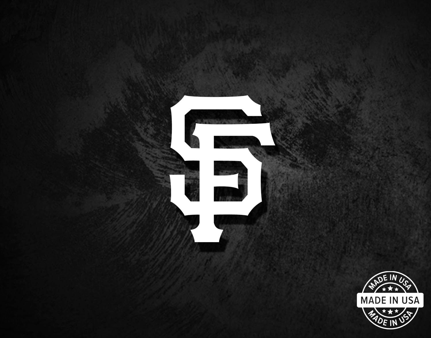 SF Giants Decal, Vinyl Die Cut Window Sticker, 100% Made In USA