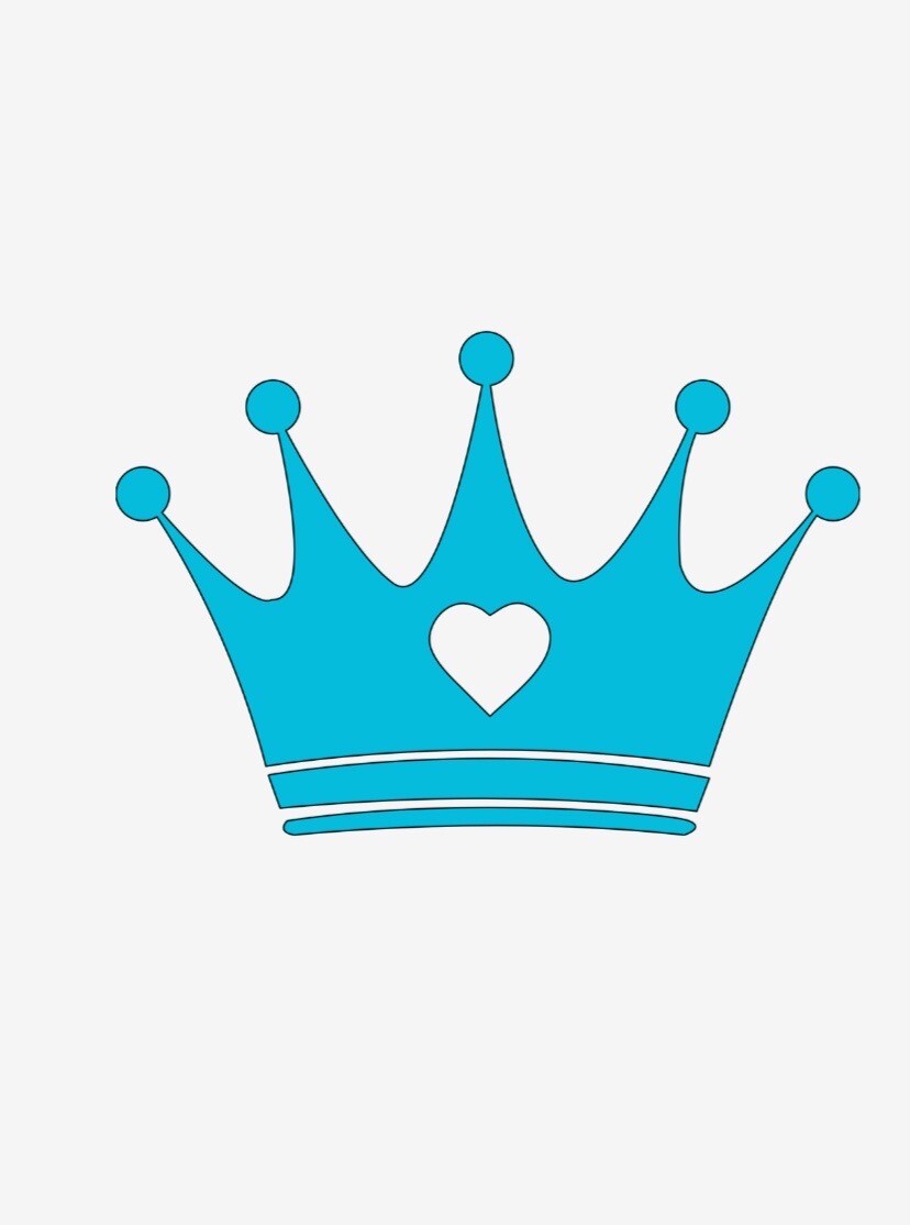 Crown Vinyl Sticker Decal King Queen – Choose Size & Color