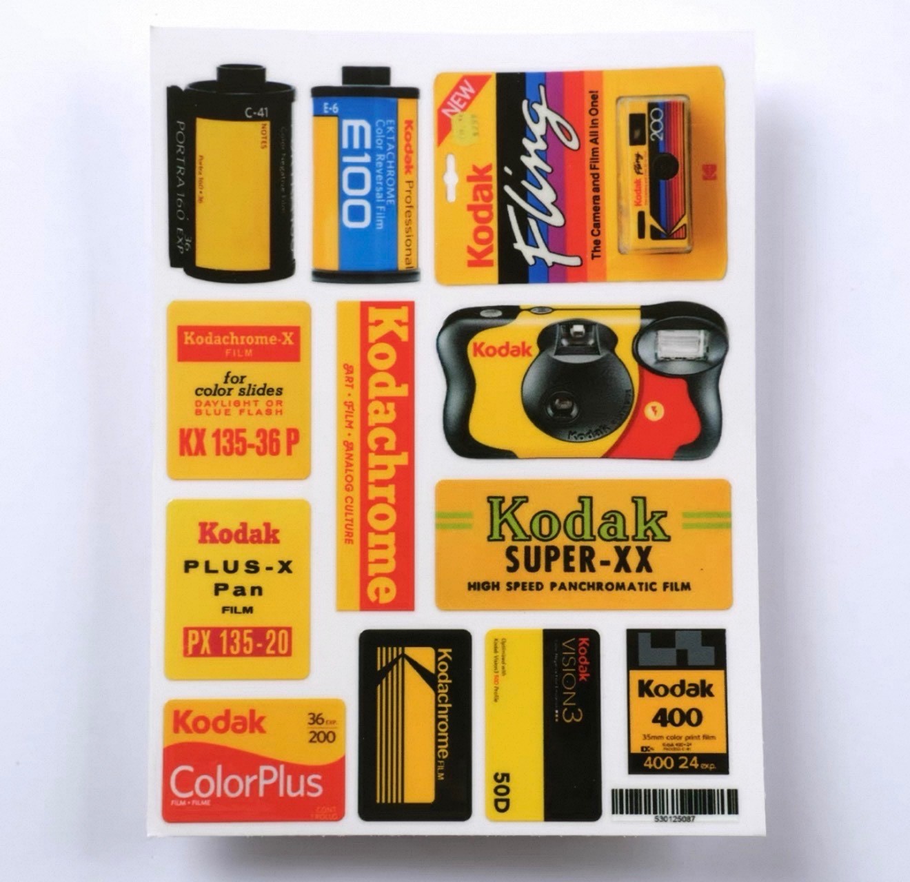 1 x Adhesive Film Camera Sticker Decal Memos for Kodak Camera