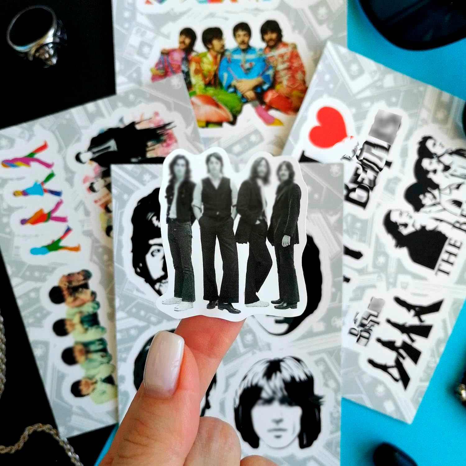 Bulbacraft the Beatle Stickers and Decals for Adults, Music Rock Band Stickers,