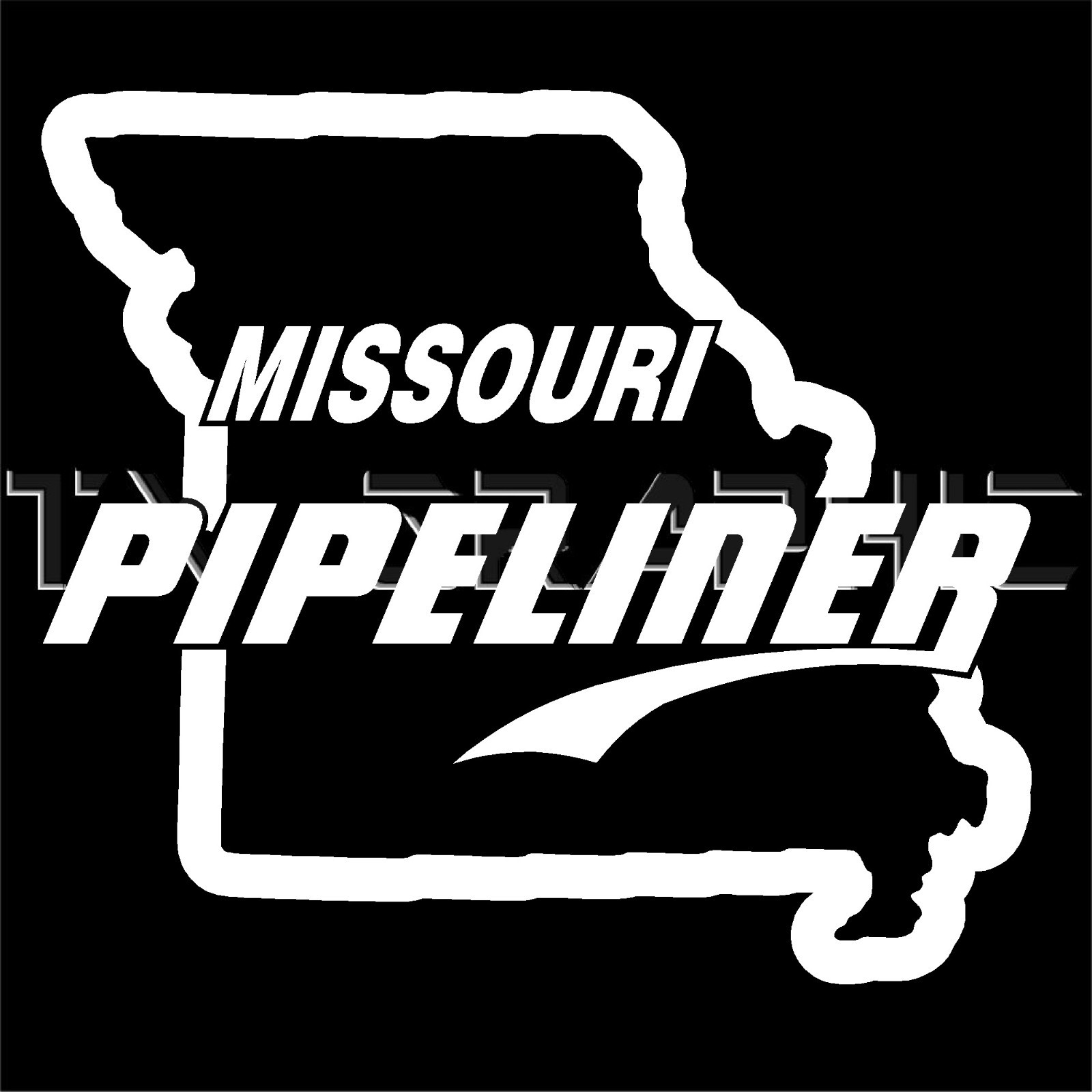 MISSOURI PIPELINER MO PIPE LINER DECAL VINYL STICKER WINDOW OIL GAS RIG