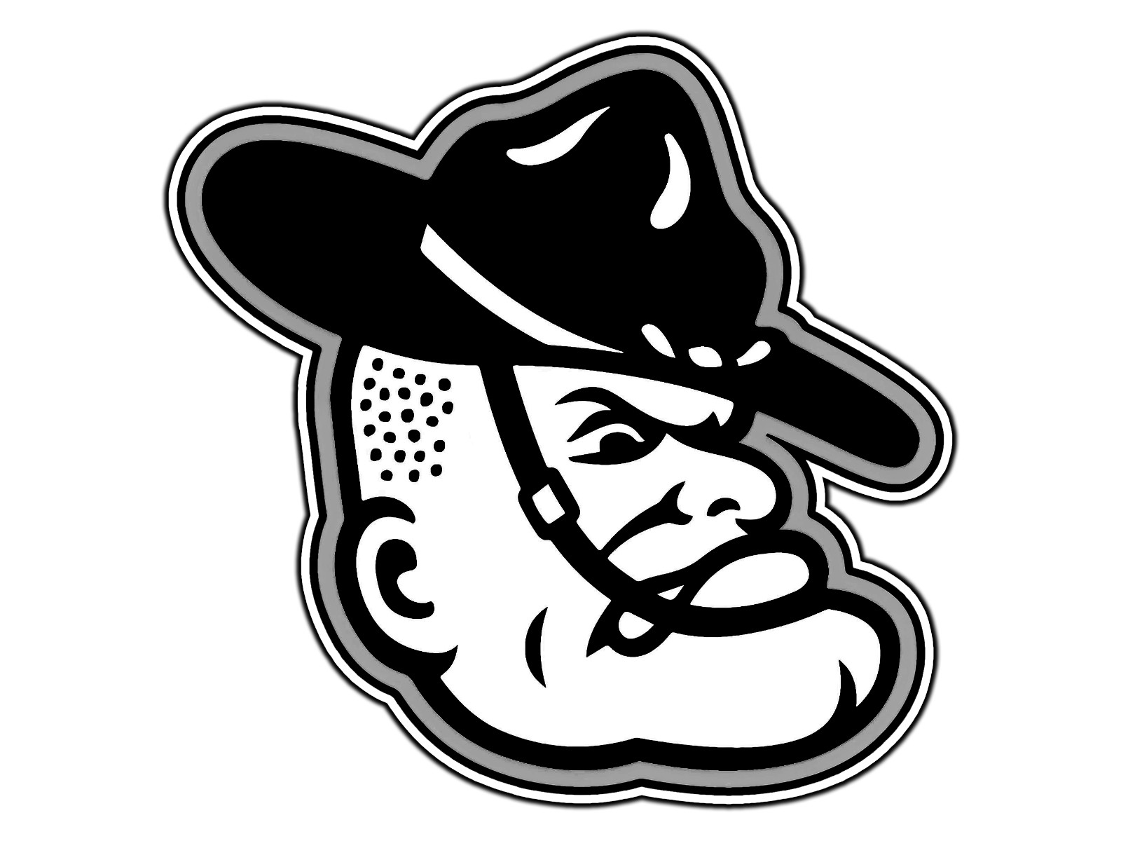 Texas A&M Aggies Mascot Logo #2 College Sticker Waterproof Vinyl Decal Die-Cut