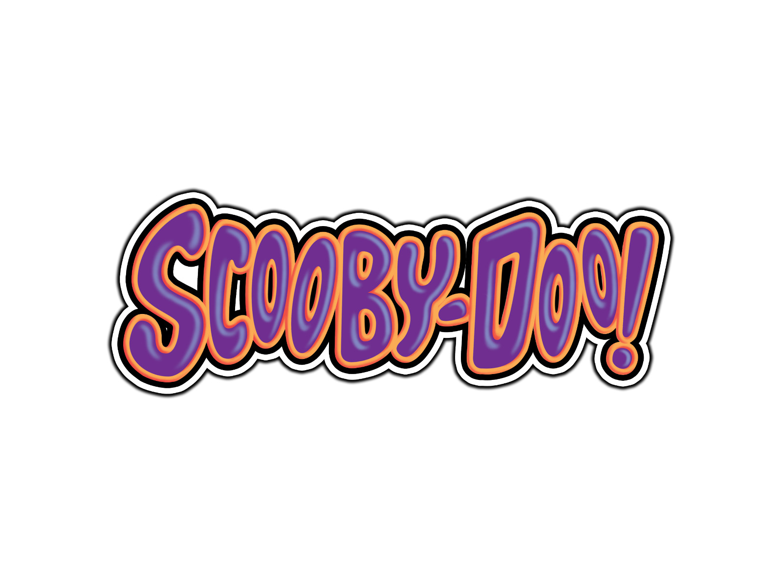 #0772 Scooby-Doo Logo #1 Waterproof Vinyl Sticker Decal Die-Cut