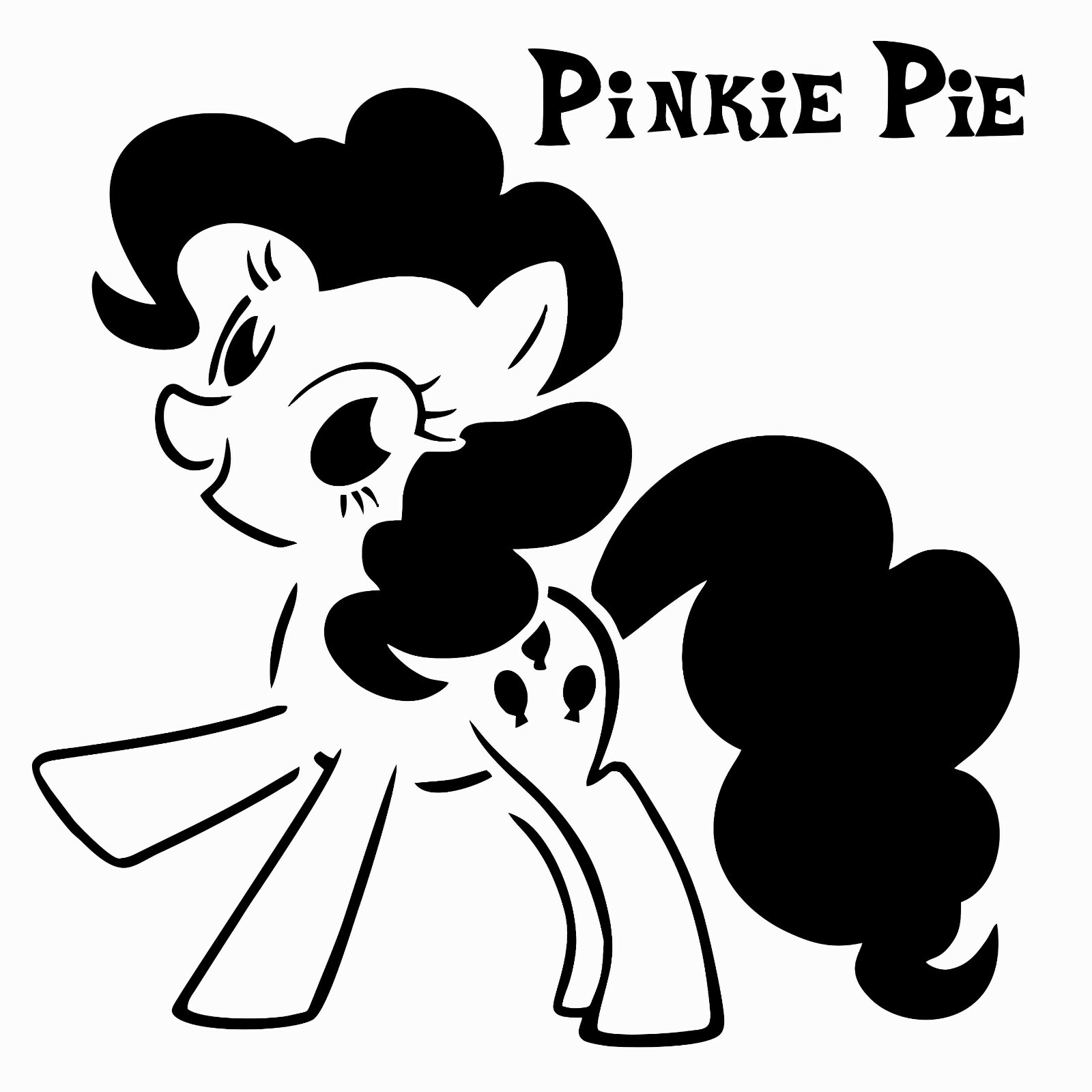 Pinkie Pie My Little Pony Friendship Is Magic Design Vinyl Home Wall Decal 20×20