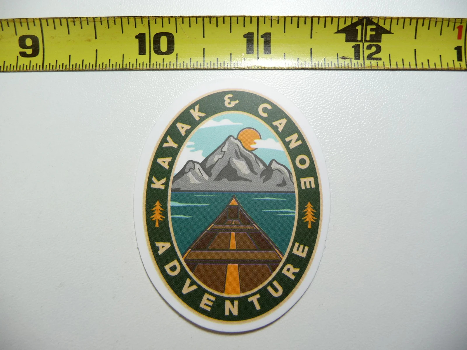 KAYAK CANOE RIVER LAKE HIKE HIKING SMALL STICKER DECAL CAMPING S PARK WILD