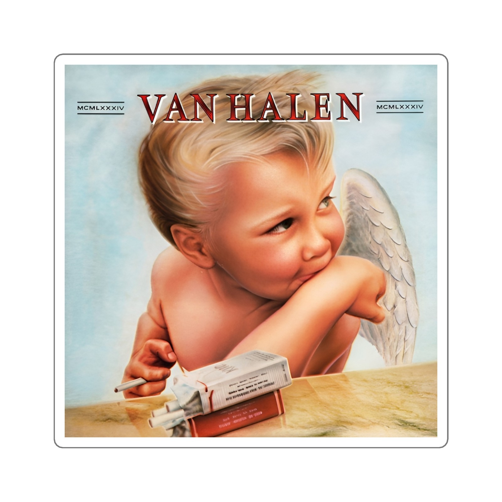 Van Halen “1984” Sticker | Hard Rock Classic Rock Album Decal