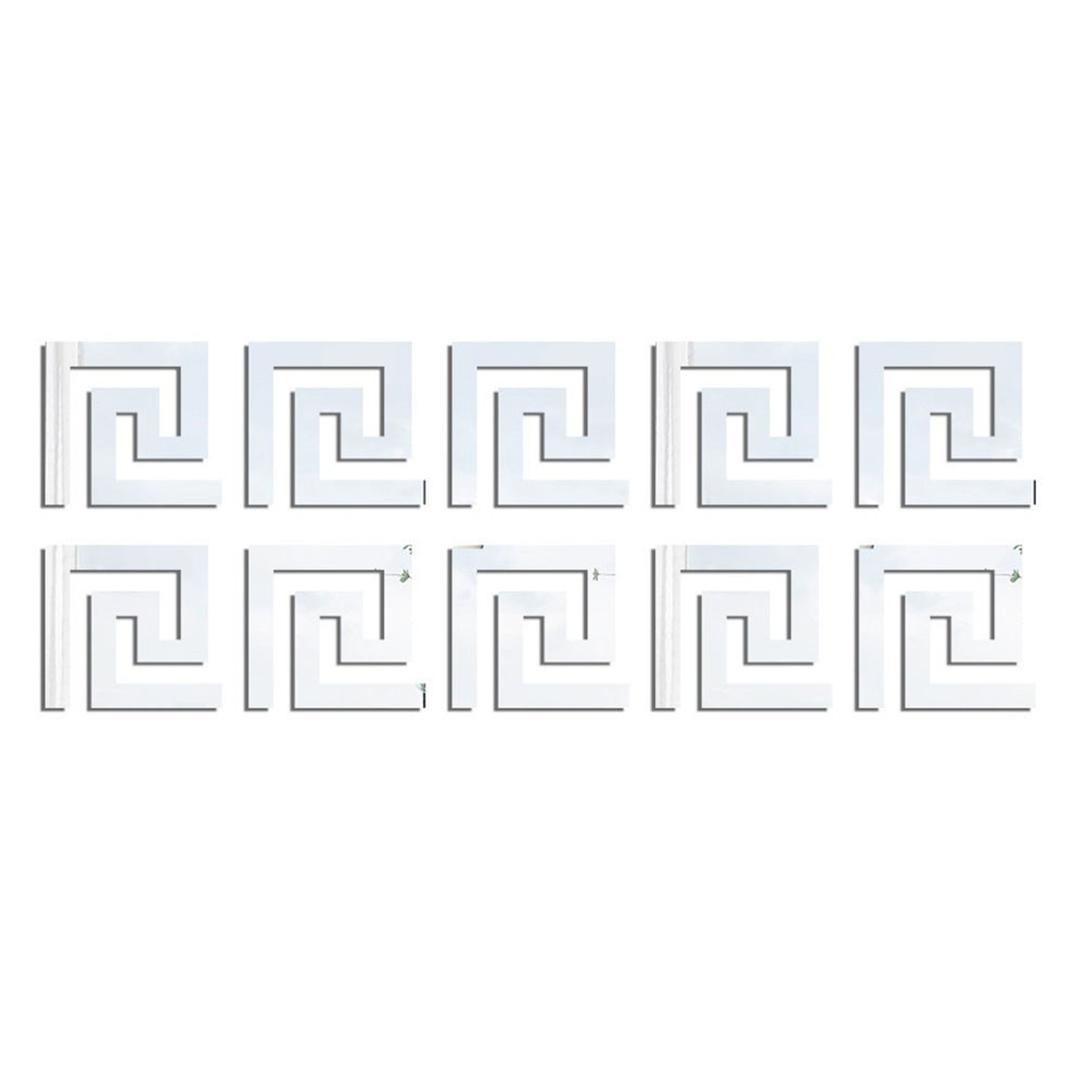 Contemporary For TV Background Wall Stickers for Stylish Home Decor Set of 10