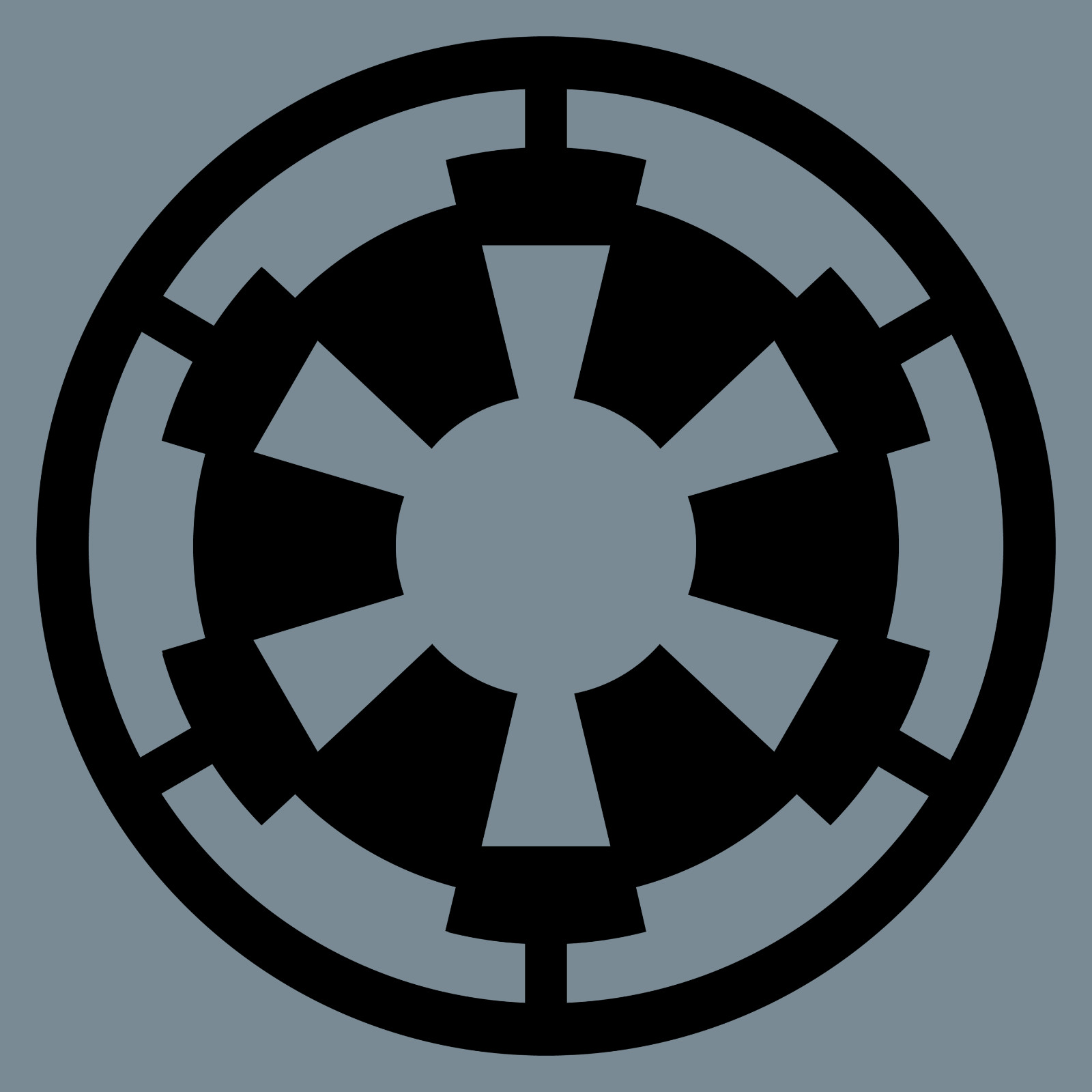 Vinyl Sticker – Galactic Empire Logo (Star Wars)