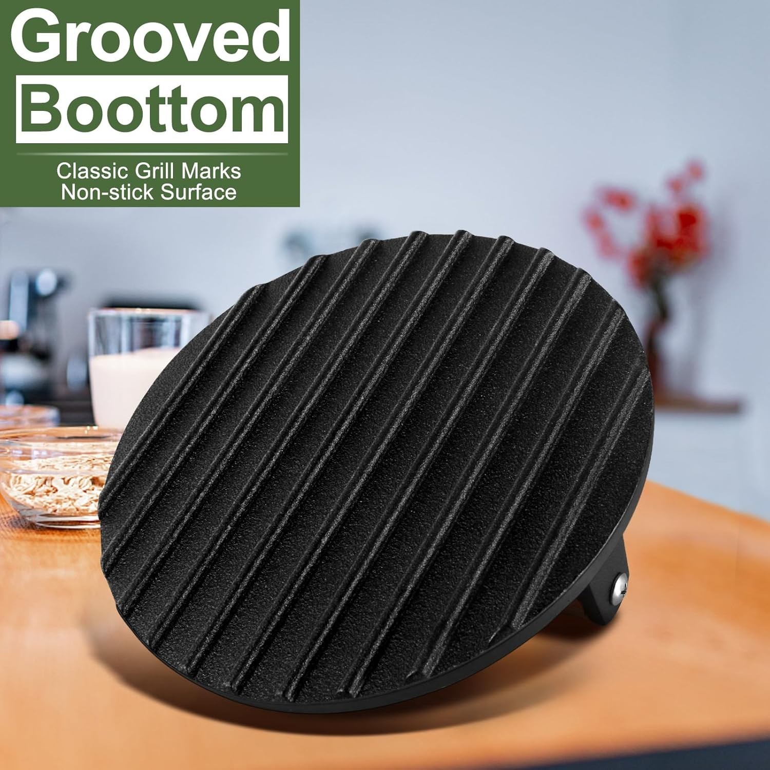 Griddle Accessories for Blackstone, Commercial Grade 12 Inch Heavy Duty Round Me