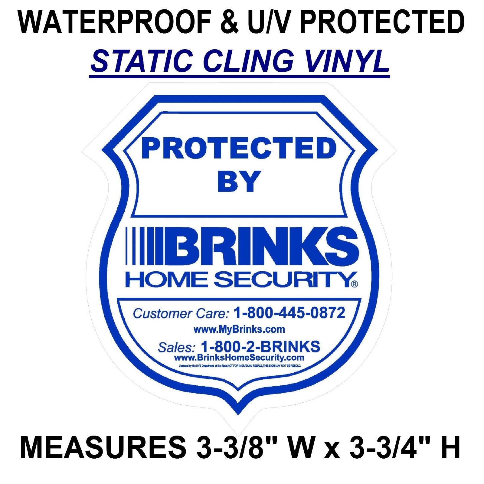 Home Surveillance Security Camera Video Stickers Waterproof Outdoor Signs