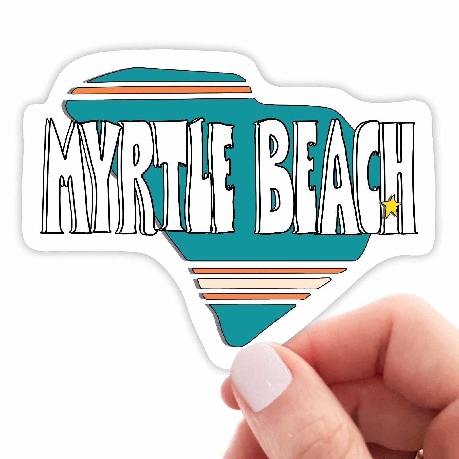 Myrtle Beach | South Carolina SC | Laptop Decal | VARIATIONS AVAILABLE