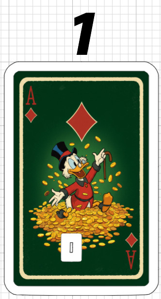 Scrooge Credit Debit ATM Card Skin Sticker Disney Duck Tales Gold Money Coin USA