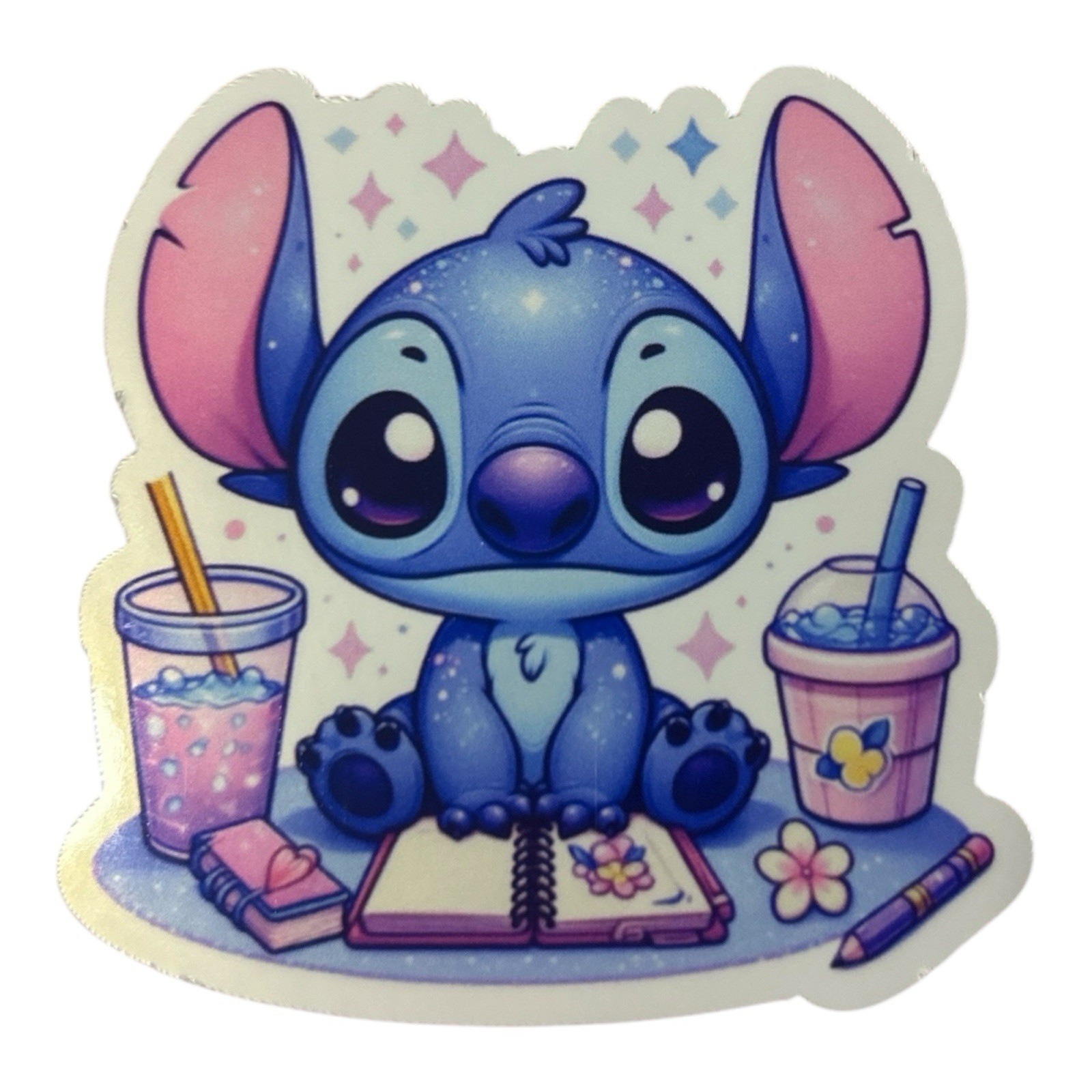 Cute Stitch Handmade Sticker
