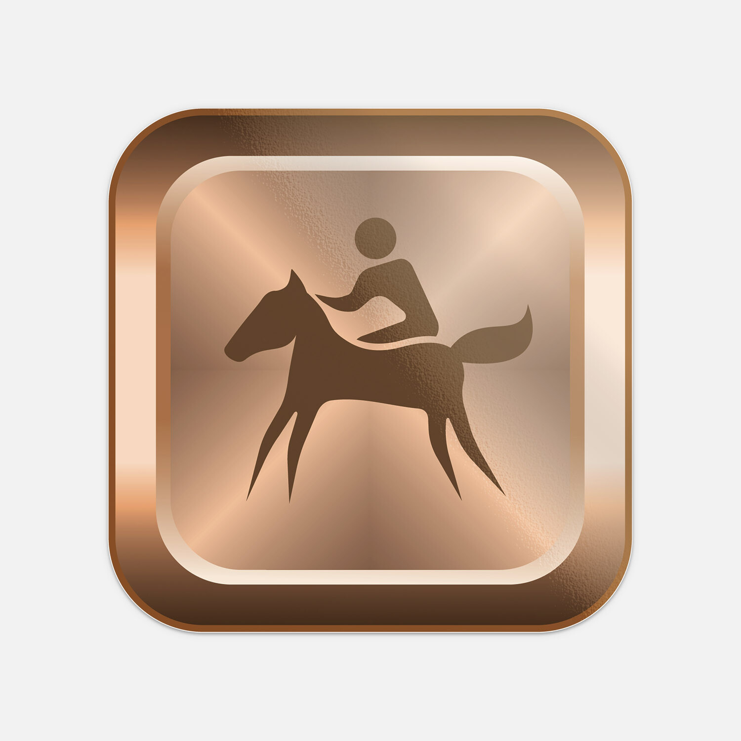 Horse Sport Sign Emblem Vinyl Sticker Decal