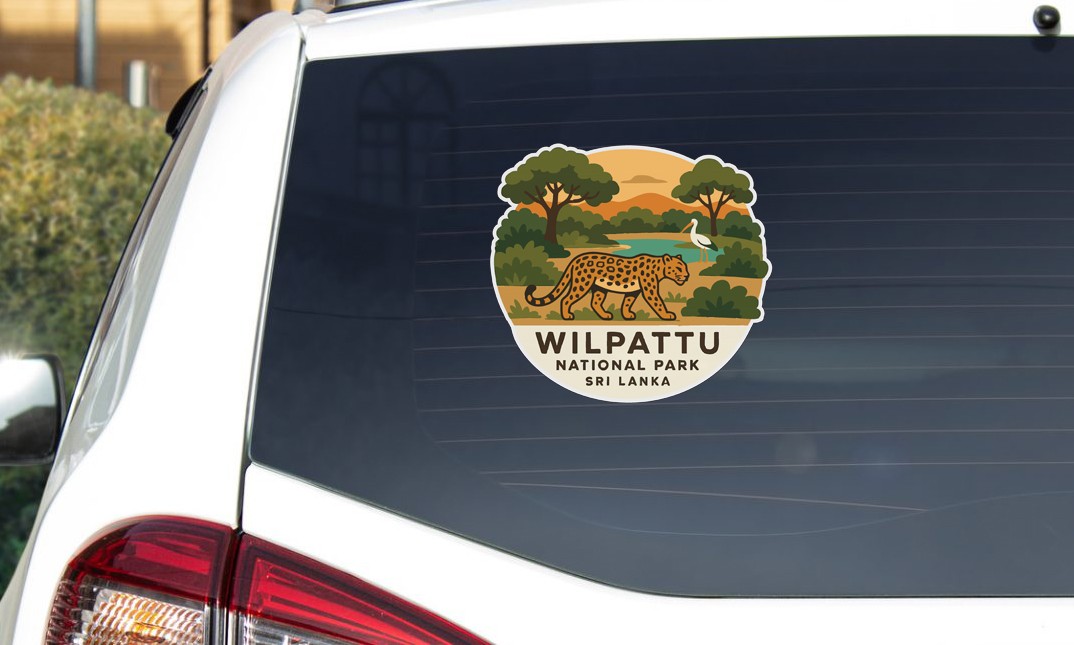 Wilpattu Sri Lanka National Park Sticker Decal Vinyl Die-Cut World