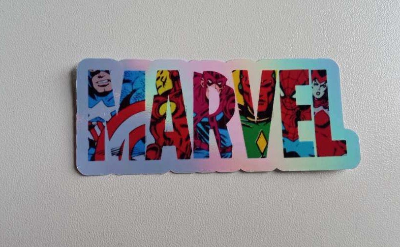 Marvel 3.5 Inch Holographic Waterproof Vinyl Sticker