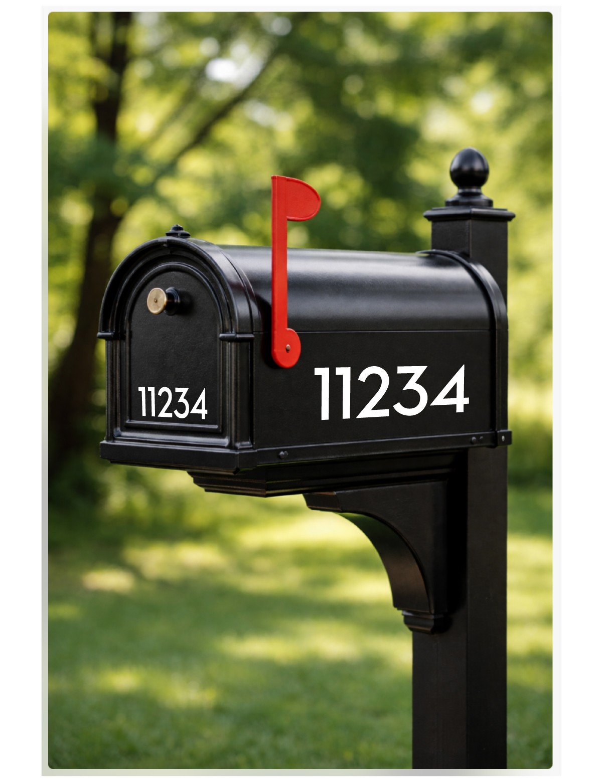 Custom Mailbox Numbers Personalized Street Address Customized Color N