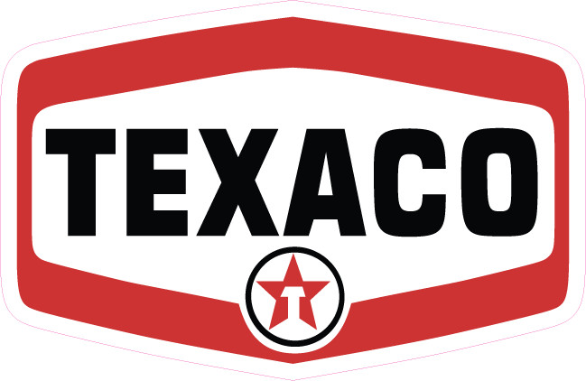 Texaco Logo Sticker – Premium Vinyl Decal for Car, Laptop, Bottle, More