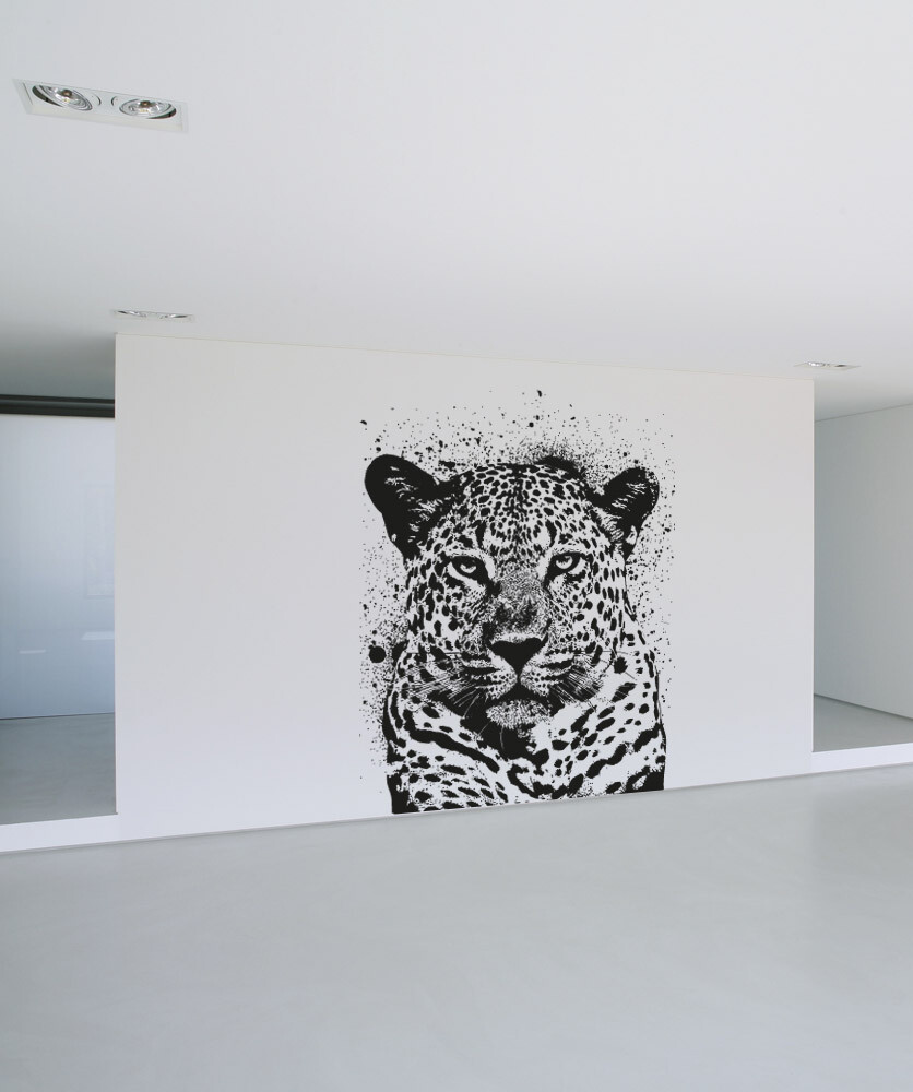 Stickerbrand Vinyl Wall Decal Sticker Spray Paint Leopard #OS_AA652