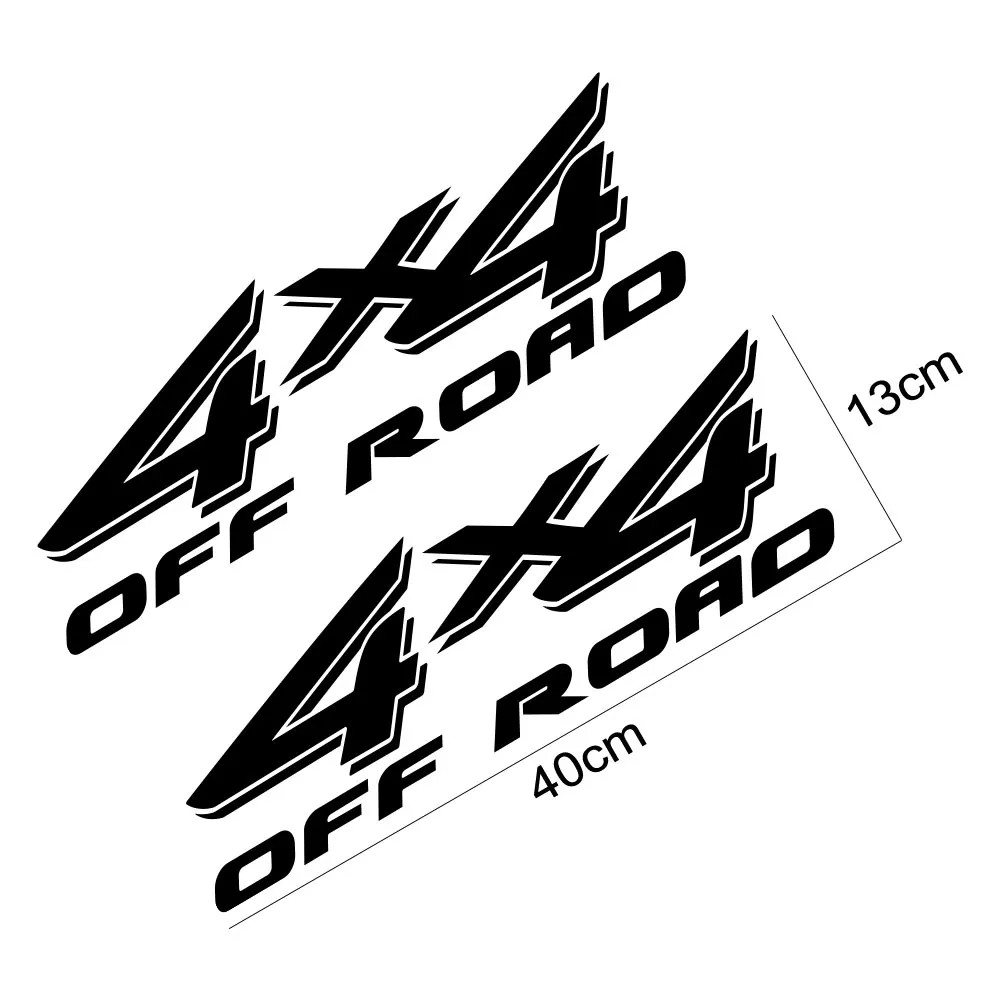 Aftermarket 4×4 Off-Road Rear Trunk Side Decal for Ford F-Series F-150 / F-250 /