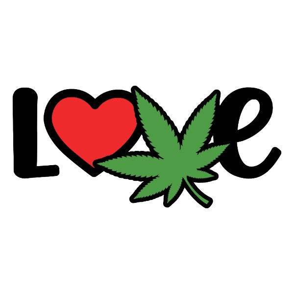 High Vibe Valentine Sticker Stoner Vinyl Decal UV Safe Weatherproof 420 Gift