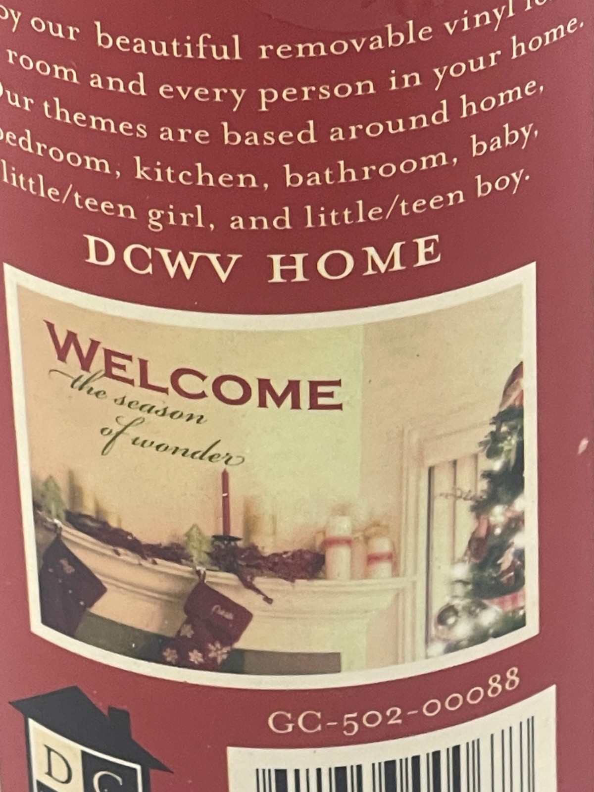 dcwv home welcome the season of wonder vinyl lettering decor Christmas READ used